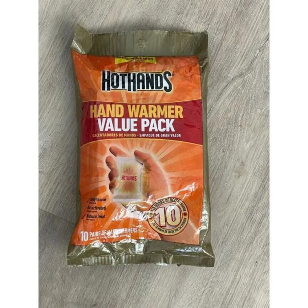 HOTHANDS Hand Warmers Value Pack 10 PAIRS Exp 03/28 Winter‎ Outdoor